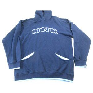 North Carolina Tar Heels Hoodie Mens Large Blue Starter NCAA Basketball Sports